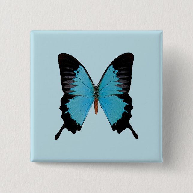 Peacock Royal 15 Cm Square Badge (Front)