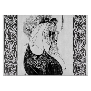 Peacock Skirt Beardsley Art Nouveau Cutting Board