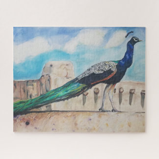 Peacock Sky Jigsaw Puzzle
