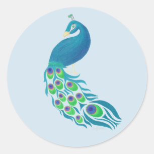 Peacock stickers