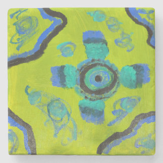 Peacock Stone Coaster