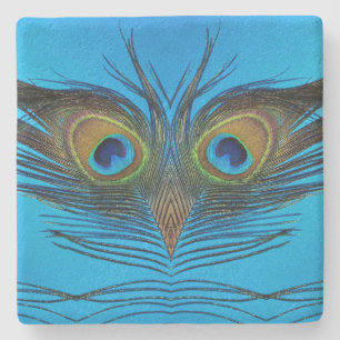 Peacock Stone Coaster