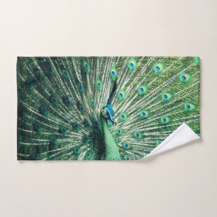 Peacock Strut  Hand Towel