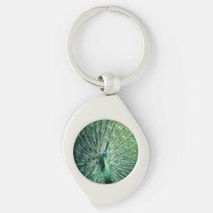 Peacock Strut  Key Ring
