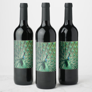 Peacock Strut Wine Label