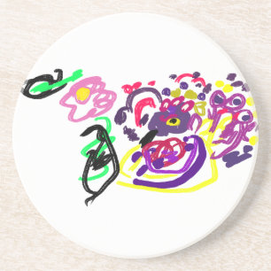 Peacock style  coaster