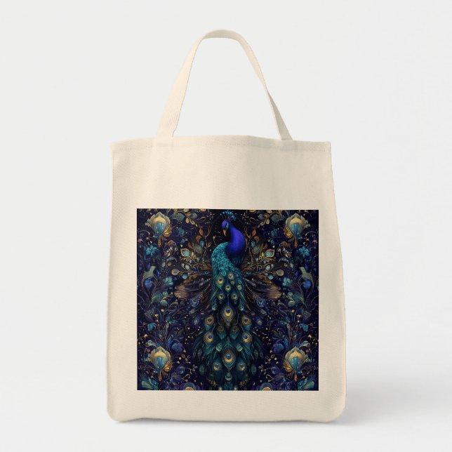 Peacock style tote bag (Front)