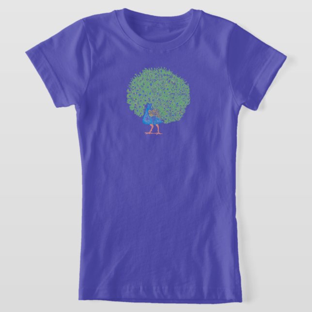 Peacock T-Shirt (Laydown)