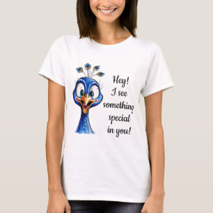 Peacock to Improve Humor T-Shirt
