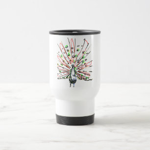 peacock travel mug