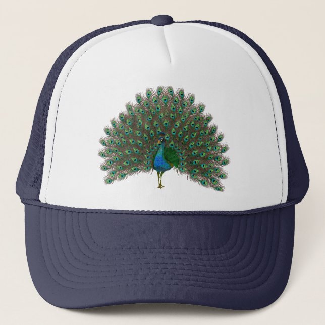 Peacock Trucker Hat (Front)
