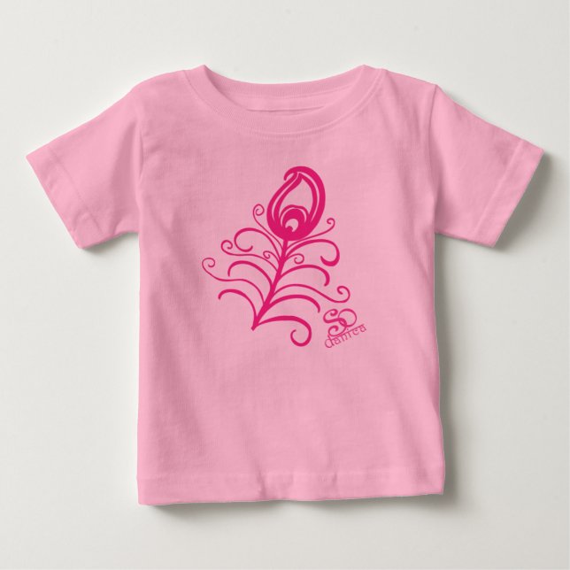 Peacock tutu baby T-Shirt (Front)