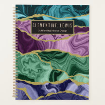 Peacock Watercolour Agate V2 Customisable