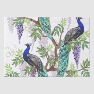 Peacock wedding 15"x"20" tissue paper