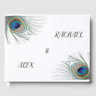 Peacock Wedding Guest Book