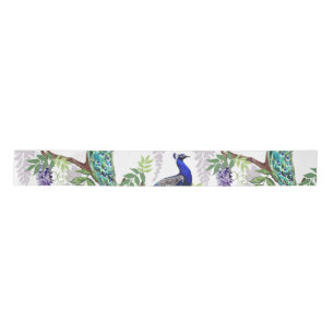 Peacock Wedding Satin Ribbon