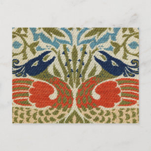 Peacock, William Morris Postcard