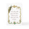 Peacock with Gold Frame Ornate Art Print Card