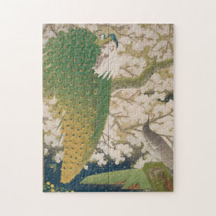 Peacocks and Cherry Tree (1925) Jigsaw Puzzle