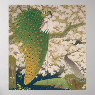 Peacocks and Cherry Tree (1925) Poster