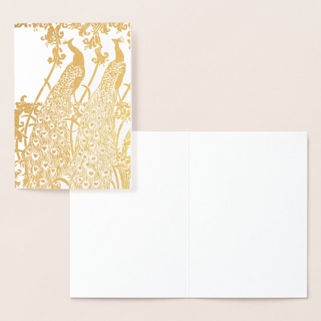 Peacocks Foil Card (Display)