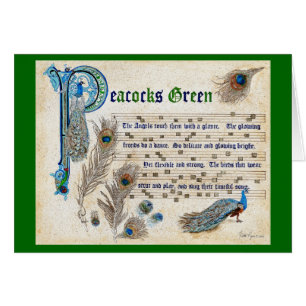 Peacocks Green Manuscript