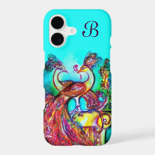 PEACOCKS IN LOVE MONOGRAM
