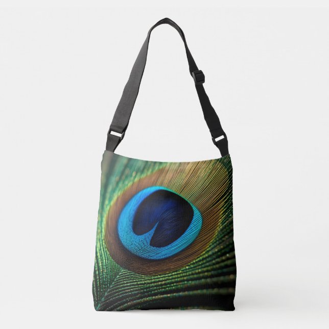 Peacock's Jewel Crossbody Bag (Front)