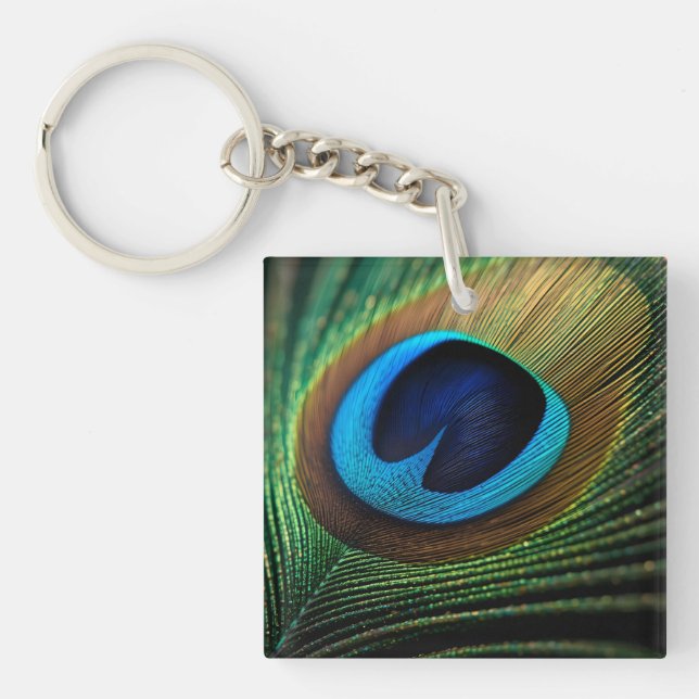 Peacock's Jewel Key Ring (Front)
