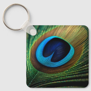 Peacock's Jewel Key Ring