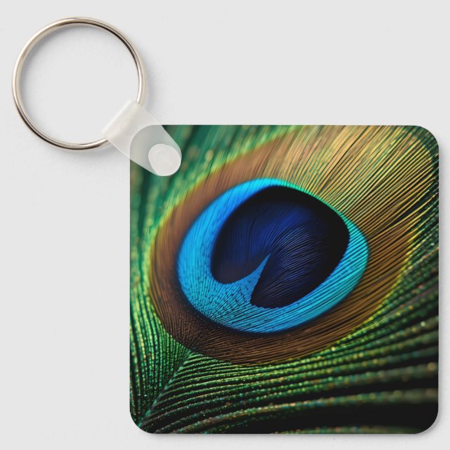 Peacock's Jewel Key Ring (Front)