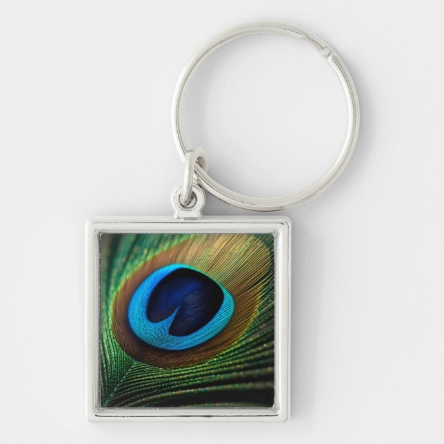 Peacock's Jewel Key Ring (Front)