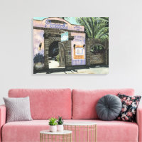 Peacocks Restaurant Painting Cabo San Lucas 