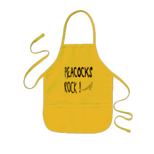 Peacocks Rock! Apron