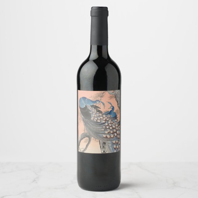 Peacocks Wine Label (Front)
