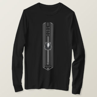 PEAFDOVE® SILVER EGG LONGSHIRT — I AM A MAN  T-Shirt