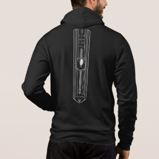 PEAFDOVE® SILVER EGG ZIP HOODIE — I AM A MAN