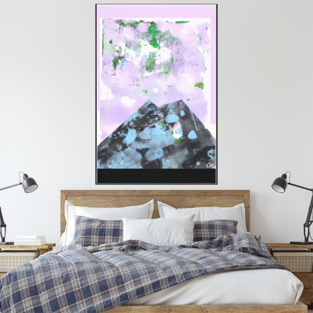 Peak Decisions Canvas Print (Insitu(Bedroom))