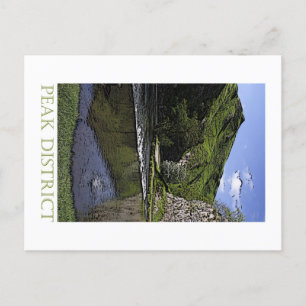 Peak District cartoon-style Postcard
