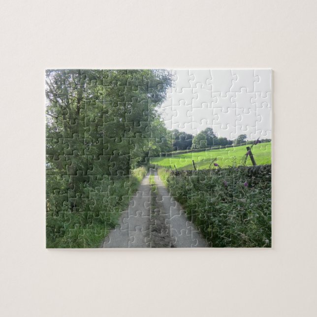 Peak District Country Lane Jigsaw Puzzle (Horizontal)