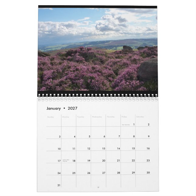 Peak District Magic 2012 Calendar (Jan 2027)