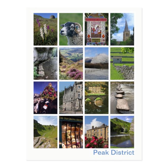 Peak District multi-image 3 Postcard