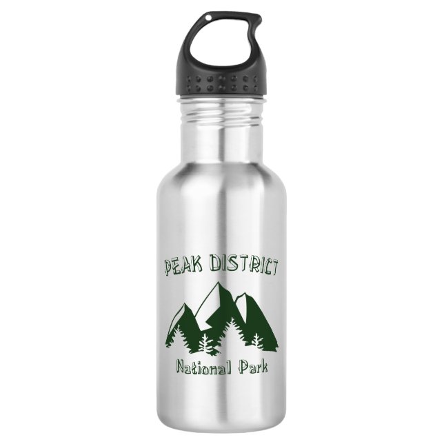 Peak District National Park 532 Ml Water Bottle (Front)