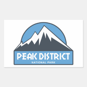 Peak District National Park Rectangular Sticker