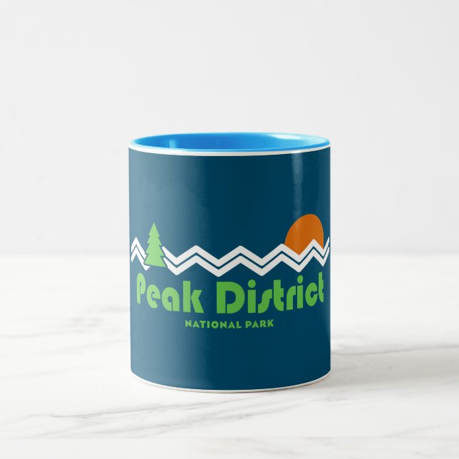 Peak District National Park Two-Tone Coffee Mug (Center)