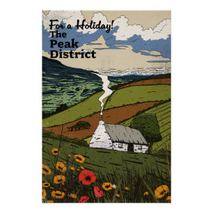 Peak District Travel Poster