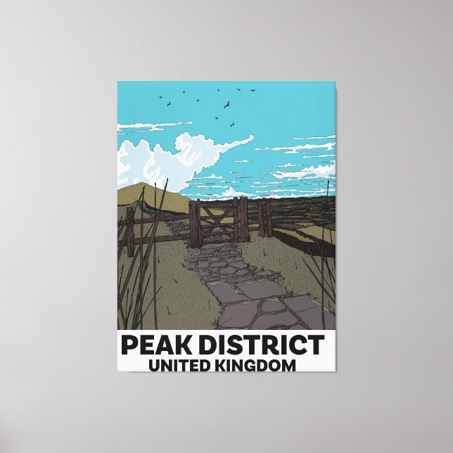 Peak District United Kingdom Canvas Print (Front)