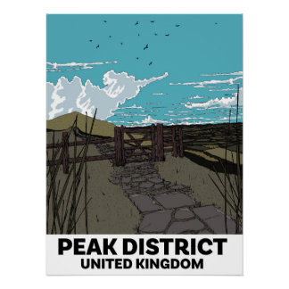 Peak District United Kingdom Poster