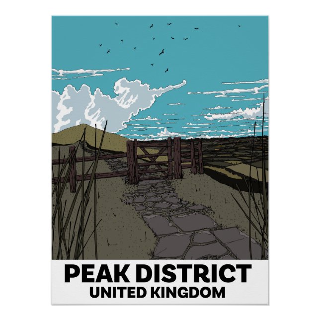 Peak District United Kingdom Poster (Front)
