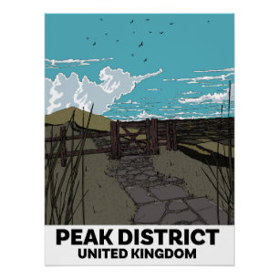 Peak District United Kingdom Poster